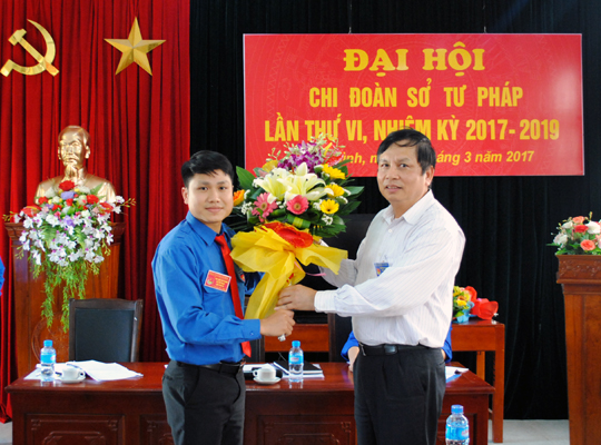 Chi đoàn Sở Tư pháp tỉnh Ninh Bình tổ chức đại hội chi đoàn nhiệm kỳ 2017 - 2019